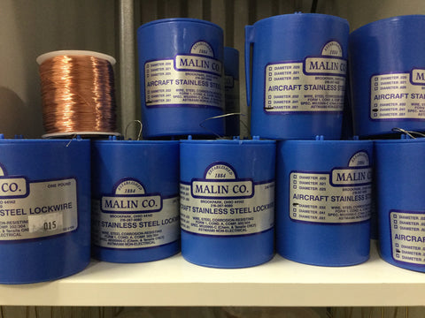 Malin, Aviation Safety Wire all Gauges, all w/ Certs