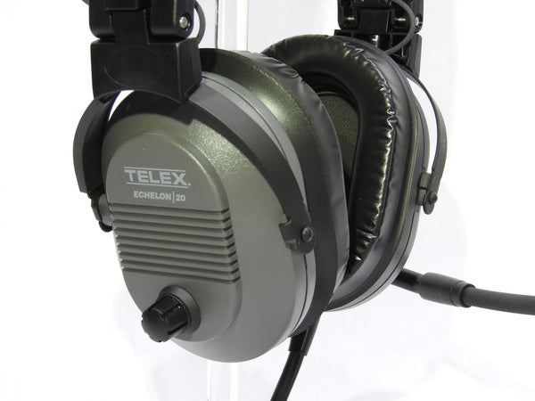 Thick Foam Ear Cushion Kit For Telex Echelon 25XT, Stratus 30XT/50D Pilot Headset – Includes Ear Pads, Cable, Headband Cushion