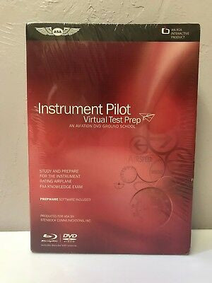 ASA, Virtual Test Prep for Instrument Rating, 4 DVD Course ASA, Virtual Test Prep for Instrument Rating, 4 DVD Course
