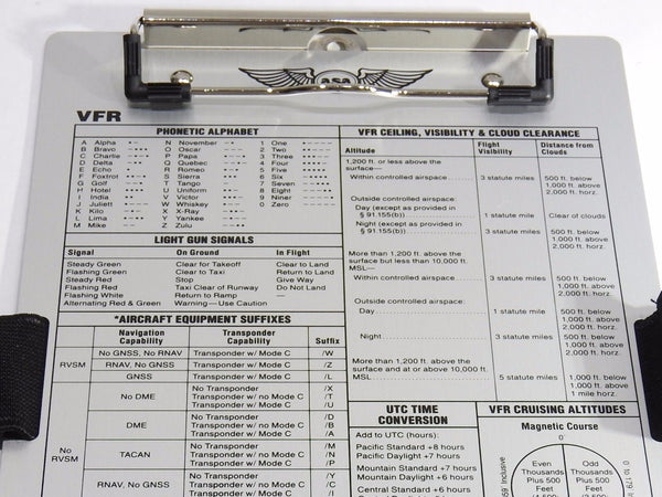 ASA, VFR Kneeboard p/n ASA-KB-1A – World Pilot Supplies