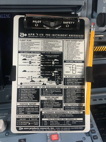 APR, Deluxe IFR Pro Flight Kneeboard, p/n P-IFR