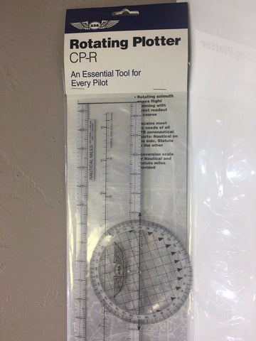 ASA, Rotating Chart Plotter VFR, Sectional, WAC, Terminal p/n ASA-CP-R