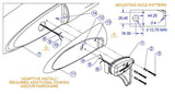 uAvionix, SkyBeacon, Left-Hand (Port) Wingtip Adapter Fairings for Cessnas, p/n 301 or 302