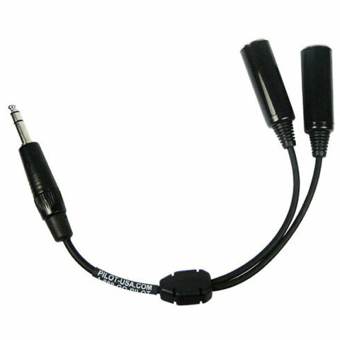 Pilot-USA, Adapter for G/A Headset to Comtronics .25" Single Plug Interphone,  p/n PA-91