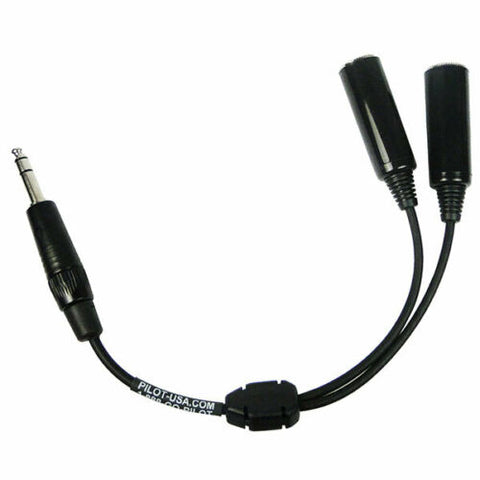 Pilot-USA, Adapter for G/A Headset to Comtronics .25" Single Plug Interphone, p/n PA-91
