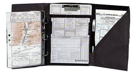 Jeppesen, IFR, 3 Ring Tri Fold Kneeboard w/ Clipboard, p/n 10001298