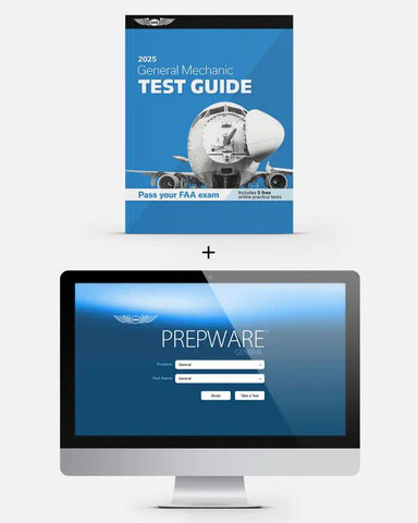 All New for 2025! General Test Prepware for A&P from ASA, p/n ASA-AMG-25