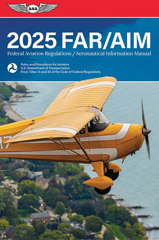 ASA, 2025 FAR/AIM Print Book p/n ASA-25-FR-AM-BK