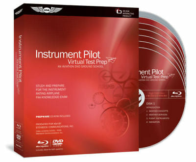 ASA, Virtual Test Prep for Instrument Rating, 4 DVD Course, p/n ASA-VTP-1