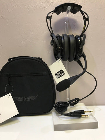 ASA, Air Classics G/A Headset p/n HS-1A & Headset Carrying Bag