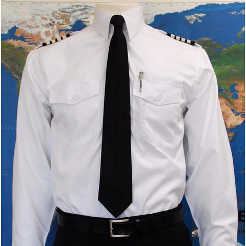 AeroPhoenix, Men's, Elite, Long Sleeve Pilot & Crew Members Shirts, all White