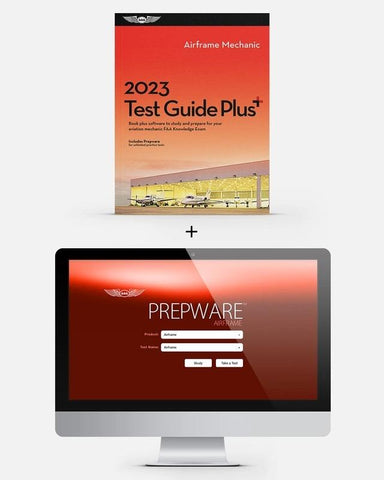 New for 2023: Airframe Test Guide Plus, by ASA, p/n ASA-TPP-AMA-23