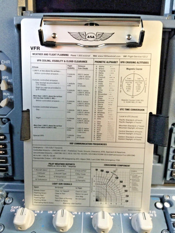 ASA, VFR Kneeboard p/n ASA-KB-1A – World Pilot Supplies
