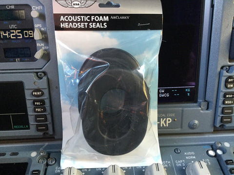ASA, Acoustic Foam Ear Seals for the Air Classics HS-1A Headset, 1 Pair