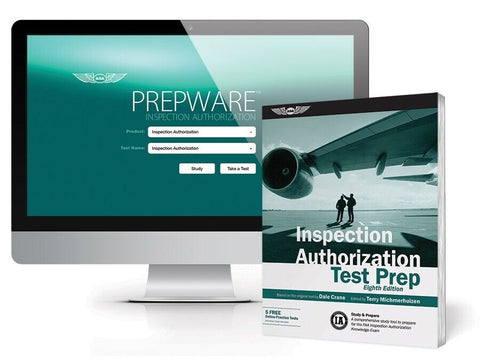 New for 2023, Inspection Authorization Test Prep Plus, p/n ASA-TPP-IA-8