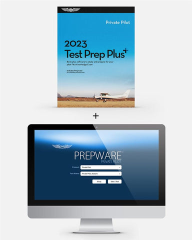 New for 2023: Private Pilot Test Prep Plus, by ASA p/n ASA-TPP-P-23