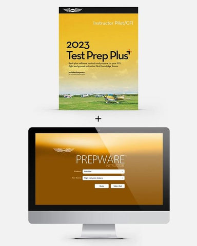New for 2023: Instructor Pilot/CFI Test Prep Plus, by ASA, p/n ASA-TPP-CFI-23